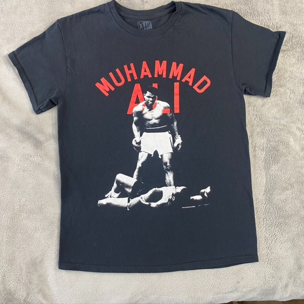 Muhammad Ali‎ Shirt Mens Medium Black Graphic Short Sleeve Tshirt